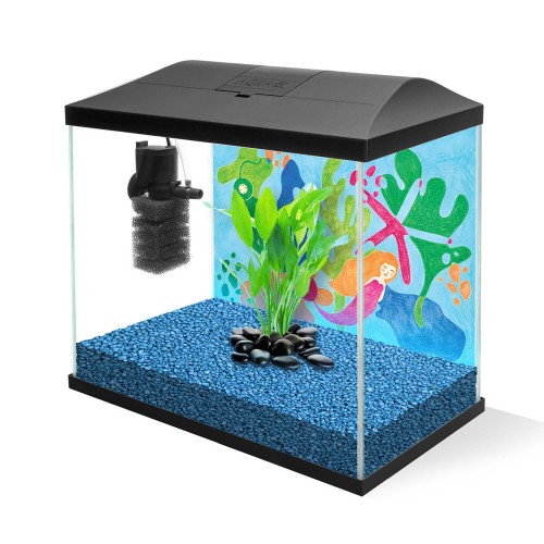 Aquael Аквариум LEDDY MINI 35 Черный / 19л прямой
