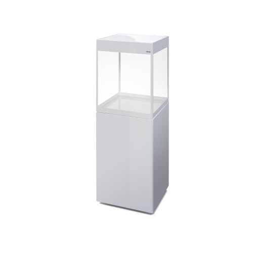 Aquael Аквариум Glossy 50 D&N / 135л высокий Белый, 50х50х63см