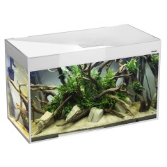 Aquael Аквариум Glossy 100 / 215 л, прямой, белый