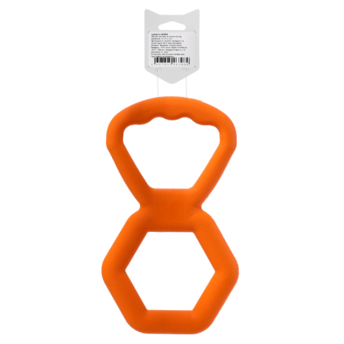 Venilen Игрушка для собак из каучука Буксир, оранжевый, 24 х 14 х 2 см
