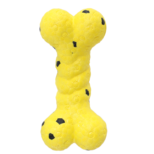 Venilen Игрушка для собак из ETPU Косточка для игры в воде, желтый, 12 х 5.6 х 4.5 см