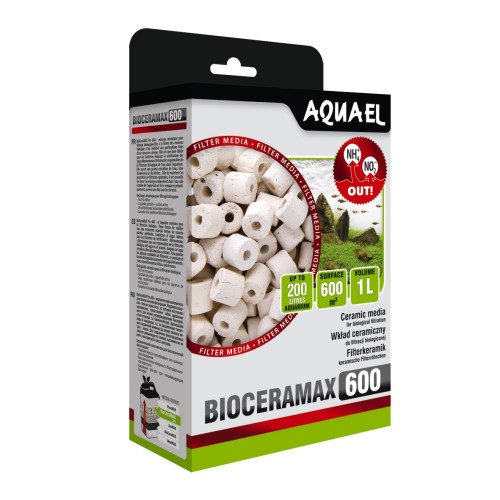 Aquael Наполнитель BIOCERAMAX 600 (1 л) цилиндры