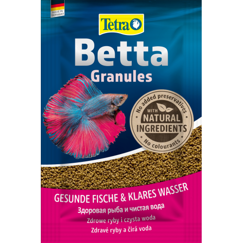 Tetra Betta Granules Корм для лабиринтовых рыб, гранулы, 5 гр