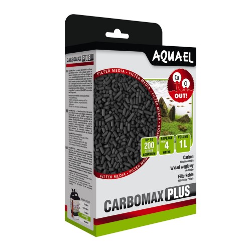 Aquael Наполнитель CARBOMAX PLUS (2х500 мл) уголь