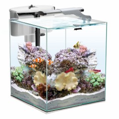 Aquael Аквариум NANO REEF DUO LED белый, 49 л., (35х35х40см)