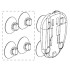 Aquael Держатель FAN-2/3/+ Цирк/ТФильтров 650/1100