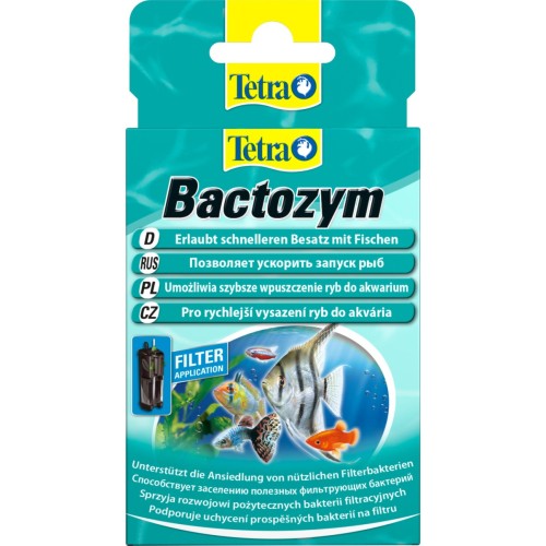 Tetra Bactozym для немедленной биоактивации фильтра и воды на 1000 л, 10 таблеток