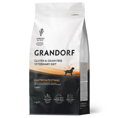 Grandorf Veterinary Diet Dog Gastrointestinal сухой диетический корм для собак при расстройствах пищеварения, 1 кг